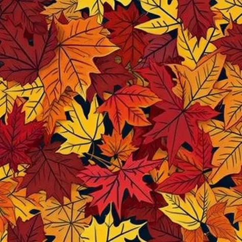 Autumn leaves texture