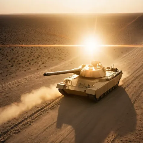 cinematic film still of  <lora:Command and Conquer style v2:1>
prism laser tank,solar tank,Allies,USA,a tank is sitting in the desert with a light on top Allied Forces,Allied Army,Allied Troops,Allied Military,outdoors,sky,day,military,no humans,ground veh...