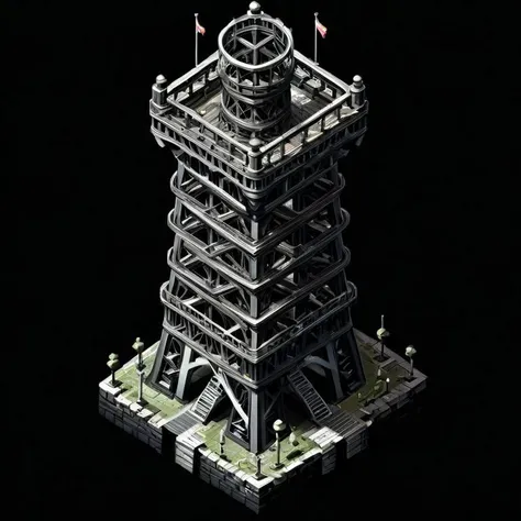 a close up of a tower with a clock on top of it