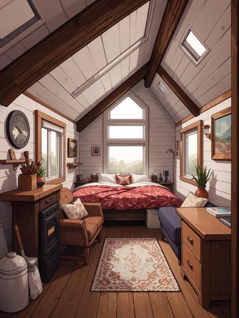 inside a tiny house