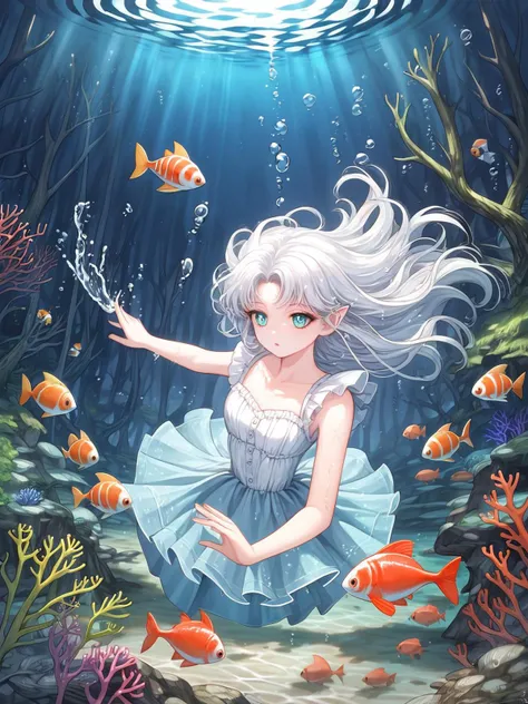 score_9,score_8_up,score_7_up,highres,,expressiveh, (Masterpiece), (Best Quality), (Ultra detailed), (Underwater), (Illustrated), (Beautiful and detailed water), (Coral), Open pleats, (Very exquisite and beautiful girl), dynamic_angle, Floating, (beautiful...