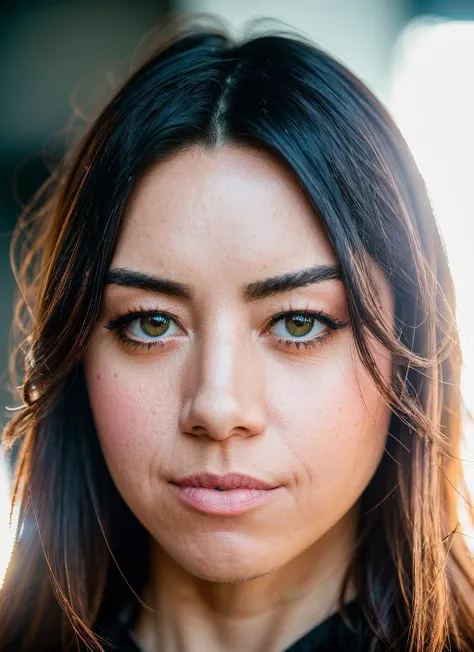 portrait of skswoman, epic (photo, studio lighting, hard light, sony a7, 50 mm, matte skin, pores, colors, hyperdetailed, hyperrealistic), <lyco:Aubrey Plaza:1.1>