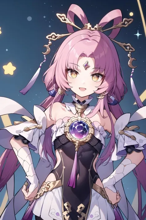 <lora:fuxuanV3c:0.8>,((masterpiece,best quality)), highres, 1girl, fuxuan, star (symbol), smile,