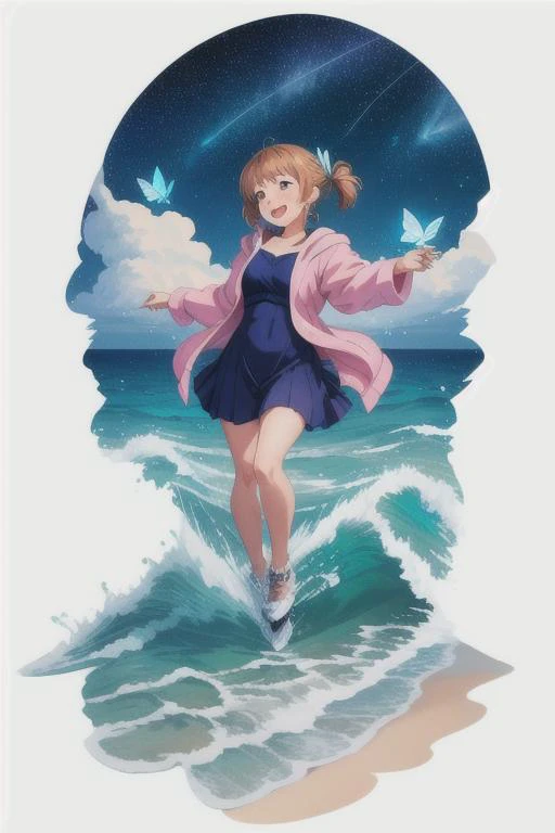 [(white background:1.5),::5]
1girl, mid shot, full body, ocean, sea waves, water splashes, sky, light particles, butterflies, night, starry sky <lora:GachaSplash4:1>