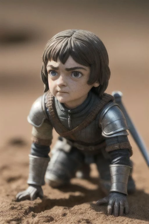 a close up of a toy figure of a man in armor