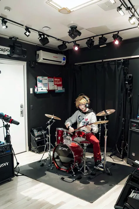 rehearsal studio (instrument practice studio)
