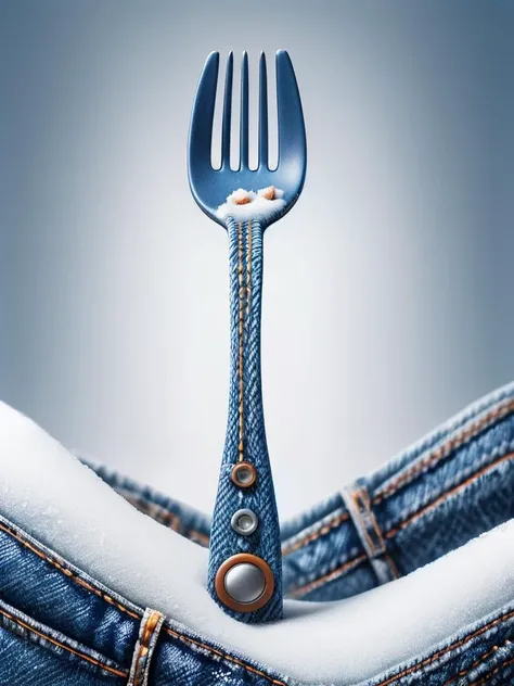 concept art, spork of Improvement, Snowing, decal art, ultra high res, adobe lightroom, <lora:ral-jeans:1> ral-jeans