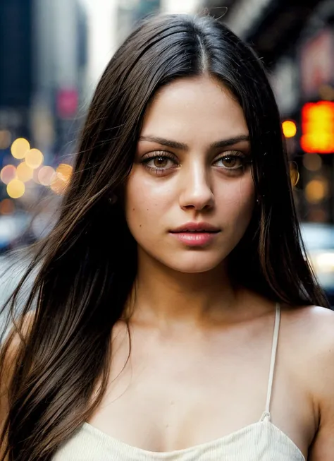 photo of sks woman, pale skin, working class in new york city, upper body, detailed skin, 20 megapixel, canon eos r3, detailed skin, detailed, detailed face, <lora:locon_milakunis_v1_from_v1_64_32:1.25>