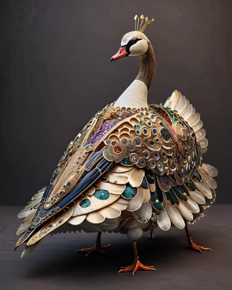 Astonishing Goose of Opulence, <lora:HighTech_Insect:1> BugCraft