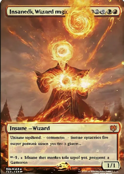 <lora:MagicXL:1> magic the gathering, insane wizard shooting magic and fire and explosions and zomg u guys this is so 100000 million billion times better than awesome power omg u gotta try ermagerd