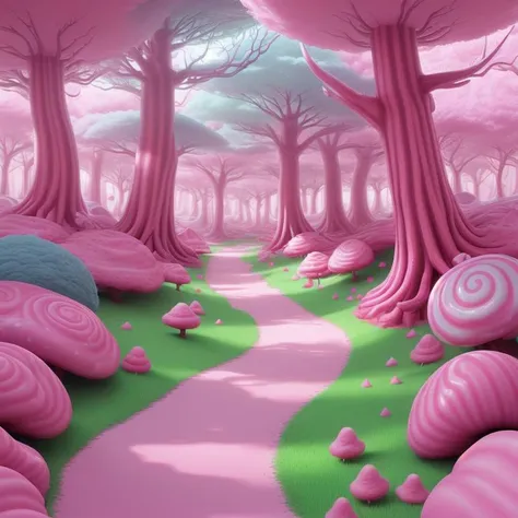 <lyco:CandyLandAI-000009:.9> CandyLandAI forest