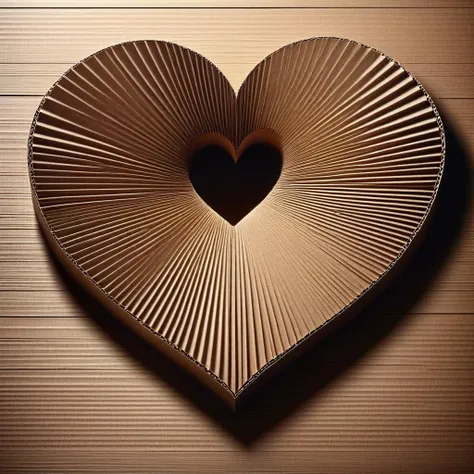 <lora:CardboardStyle-000010:1>CardboardStyle heart, simple, basic, corrugated, cardboard, texture, crafts, fold