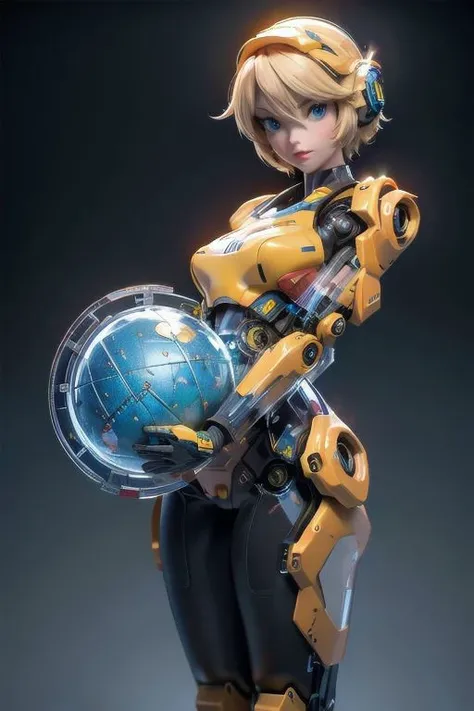 women, mechanic parts, yellow and blue mix, slim,((clear mechanism)),(((best quality, masterpiece))),(((clear texture))),(((detailed texture))),(((high resolution))),<robot:0.5><roblit:0.40>