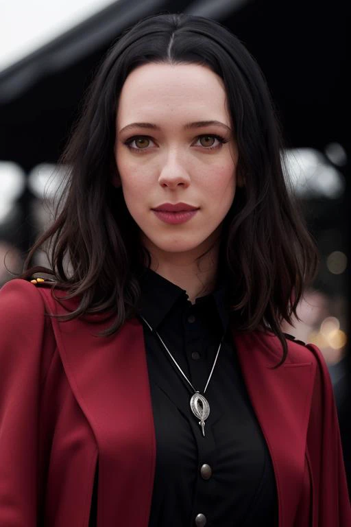 <lora:rebeccahall:0.6>,,rebeccahall, ,photo of a woman, ((short hair, black hair):1.1) ((military uniform, cape, medals, sword):1.2), ((outdoors, city, military parade):1.2),((dark red lipstick, heavy eyeliner, heavy eye shadow, goth makeup, pale skin)), (...