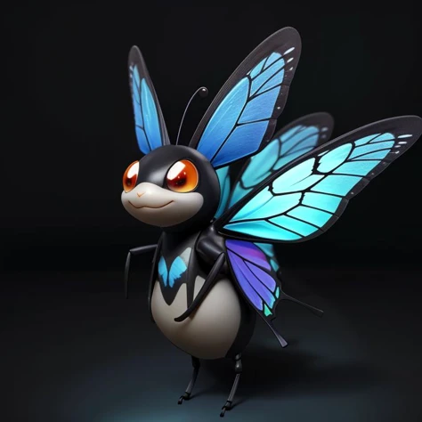 pmmkr2024, magic, anime, cartoon, creature, best quality, trending on artstation, masterpiece, cute, butterfly, colorful, insect