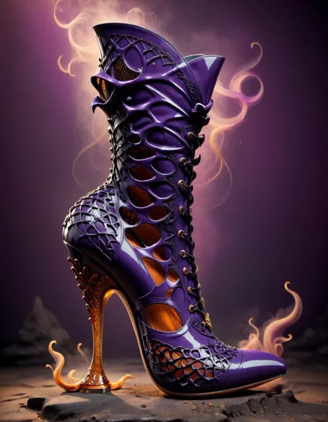 Surrealist art <lora:LatexID_-_Ai_Heels:1>Stiletto design showcase, blurry background, Extremely high-resolution details, photographic, realism pushed to extreme, fine texture, incredibly lifelike . Extremely high-resolution details, realism pushed to extr...