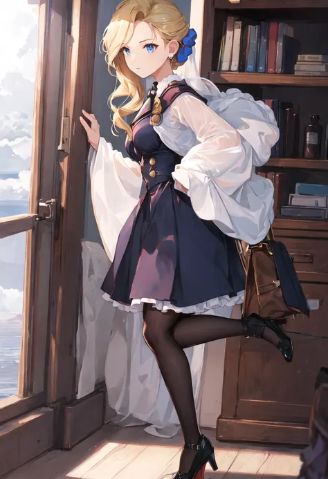 {safe:1.10}, best quality, masterpiece, highres, solo, {hood_azurlane:0.90}, full_body