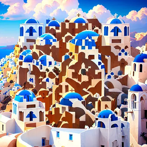 Santorini,best quality,