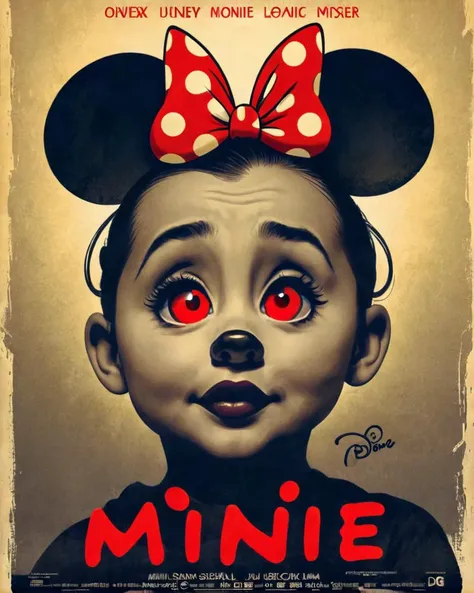 cinexart title: "Minnie Mouse" movie poster <lora:cinexart:1>