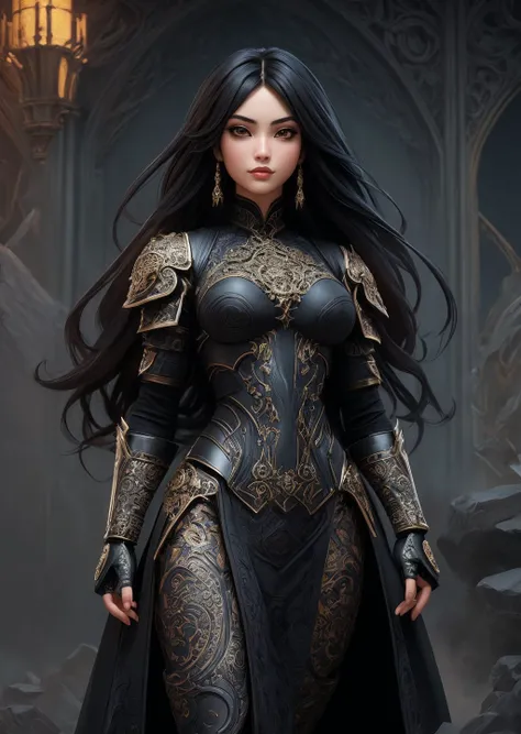 handsome by Kuang Hong, gothic futurism, 
Arabic girl, faces challenges , muscular, full armor dress, hyper detailed, professional poster, award winning,  trending on ArtStation , (intricate details, masterpiece, best quality:1.4), looking at viewer, dynam...