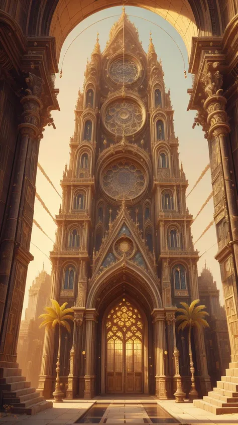 a close up of a very tall building with a clock on it