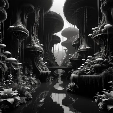 Road trip, Ethereal ambiance, deep saturation, Alien landscape, Dynamic action, Monochrome palette, Golden jewelry, Aquatic surrealism, Pastoral splendor, Hanging gardens, Radiant energy