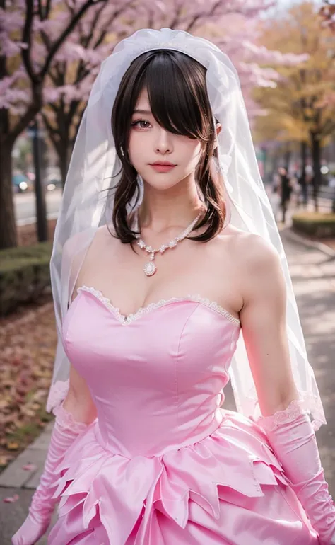 【Cosplay】Tokisaki Kurumi Pink Wedding Dress | Date A Live