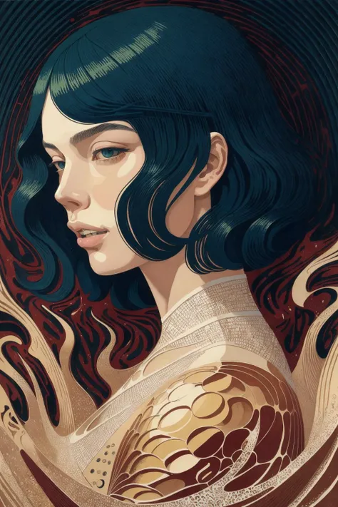 MargauxCipher
face ( Umberto Boccioni	 ) Victo Ngai
illustration, brushstrokes, colorful