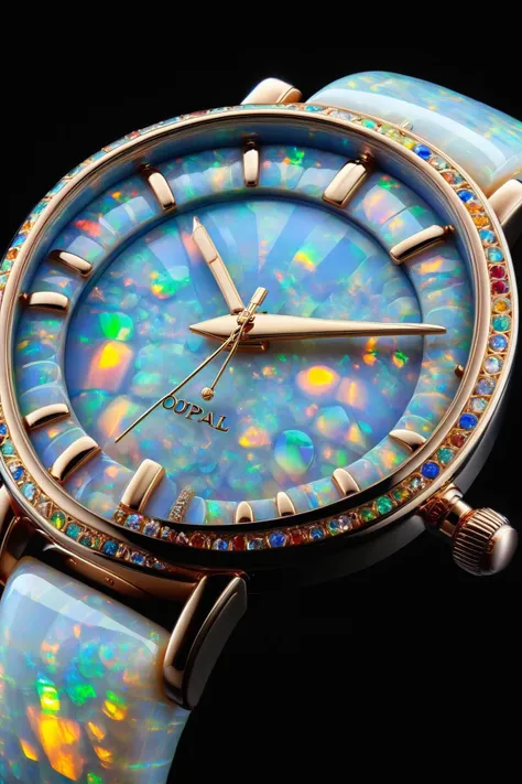 ral-opal,<lora:ral-opal-sdxl:1>,
A gorgeous and precious mechanical dial embellished with colorful gems,