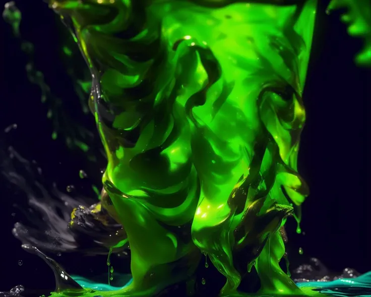 <lora:FoxfireForest:1.3>, (closeup:1.4), 4k, animation of an ink flowing and splashing, by FoxfireForest, low key, dim lighting, <lora:epi_noiseoffset2:0.75>,  <lora:splashes_v.1.1:0.7>, splashes, simple, no jagged edges, no straight lines, UHD, liquid up ...