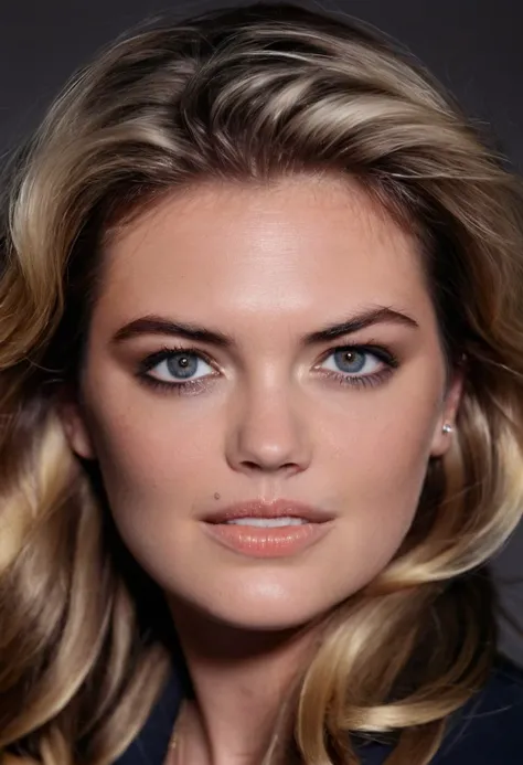 cinematic film still <lora:KateUpton_SDXL_v1.0:1> 
RAW, sharp face focus, ((ohwx woman)), deep smoky two-toned waves air dried, minimal accessories let inherent beauty shine, lit with soft diffused strobes floating seamlessly against a gray backdrop, portr...