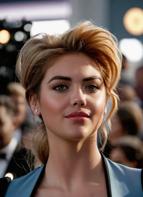 cinematic film still <lora:KateUpton_SDXL_v1.0:1> 
(masterpiece, best quality, high quality, highres, ultra-detailed),
incredibly detailed large format photo, close-up upper body shot, intricate faces detailed features of An Emmy nominee winning for Best C...