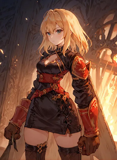 <lora:Final_Fantasy_Tactics_XLv2:1> a female, (masterpiece), best quality, highres, 4k, 8k, intricate detail, cinematic lighting, amazing quality, amazing shading, soft lighting, Detailed Illustration, official artwork, anime style, wallpaper, official art...