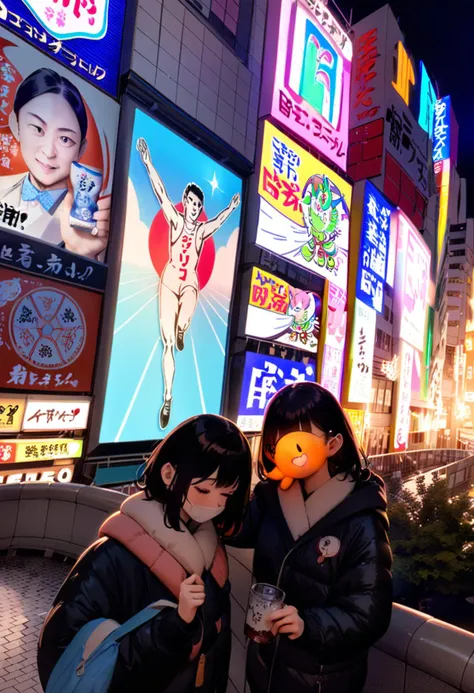 masterpiece, best quality, very aesthetic, absurdres,
glico, osaka, japan, scenery, real world location, poster, (object), build...