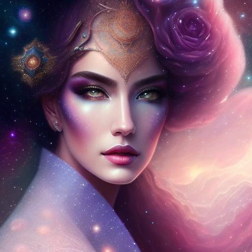 you are the universe experiencing itself., universe fulfilling the body, fantasy, renaissance aesthetic, star trek aesthetic, pa...