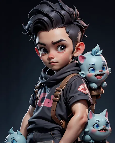 3d cute,1boy,zbrush,(chibi:0.1),<lora:3DMM_V10:1> <lora:ShuaigeTouxiang-000018:0.8>