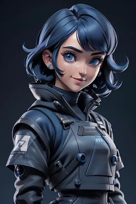 3dmm, <lora:3DMM_V10:1>, ghibli style, <lora:ghibli_style_offset:0.5>, 1girl, big dark blue eyes, bob haircut, <lora:urbansamurai_v0.3:0.5>, smiling, intricate, 3d rendering, (octane rendering:1.2), subsurface scattering skin, soft bright lighting, clear f...