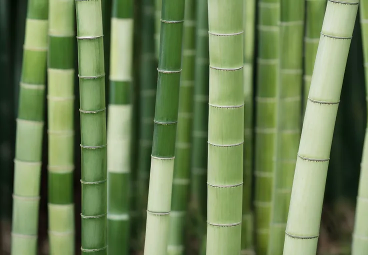 green bamboo, macro