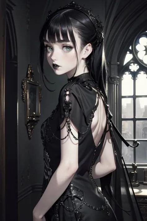 Halloween Attire | Goth Dress - by EDG