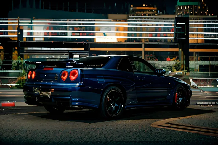 NISSAN Skyline GT-R R34 car LORA