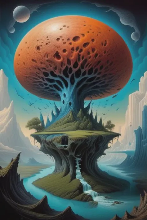 best quality, hyperdetailed, surreal fantasy art painting