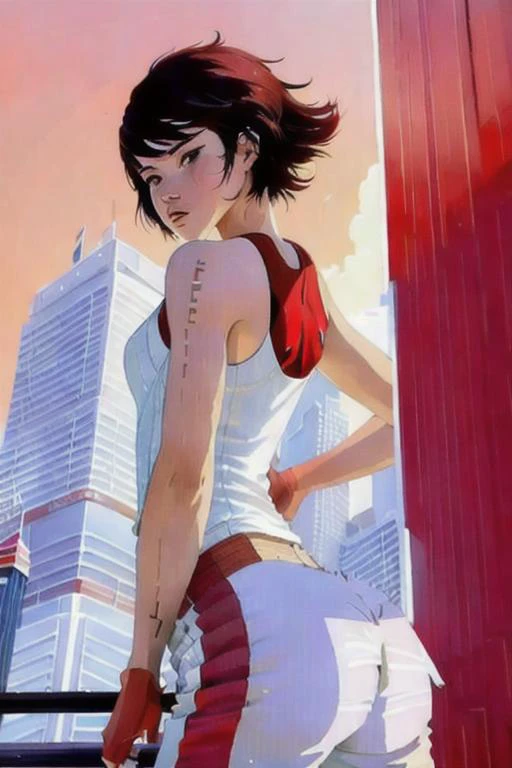 MIRRORS EDGE ART STYLE I by redblasterz