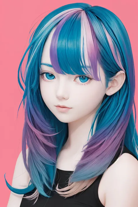 <lora:mourning_girl_v1:0.4>,1girl,colorful hair,