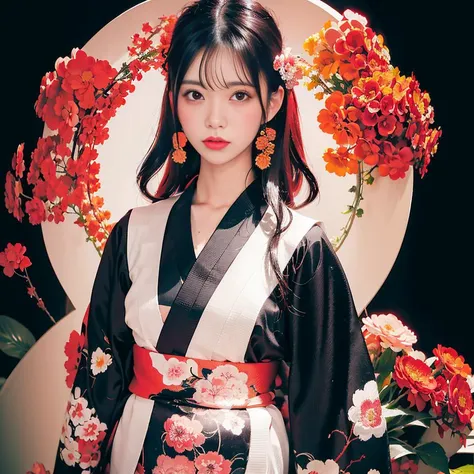 sheg,a woman in a kimono standing in front of a large flower arrangement, anime style
<lora:anySheg_v10:0.9>, beautiful woman, ((solo)), ((1girl)), best quality, ultra high res, 8K, masterpiece, sharp focus,  clear gaze