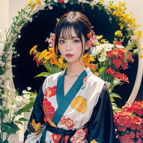 sheg,a woman in a kimono standing in front of a large flower arrangement, anime style
<lora:anySheg_v10:0.9>, beautiful woman, ((solo)), ((1girl)), best quality, ultra high res, 8K, masterpiece, sharp focus,  clear gaze