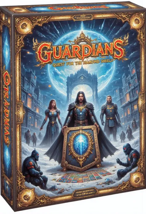 An Official Channel_42 product.
Only Available on CivitAI.com.
Guardians : Quest for the Diamond Shield
*80s Boxed Board Game & Instruction Manual*
Report TOS Abusers.  Draw cards for Eye Bleach.  Watch as the Major looses it on Discord.  (lol, j/k)  Win t...