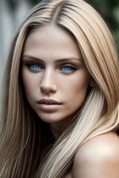 masterpiece, best quality, perfect angle, award winning,  professional portrait photo of a woman, Scarlett Rose,  detailed beautiful eyes, determined expression, shiny skin, long blonde hair,  sharp focus, detailed, intricate, high quality, high resolution...