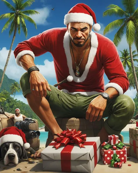 Far Cry 3, <lora:christmas:1> christmas