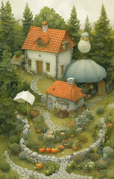 masterpiece,best quality,<lora:tbh159-sdxl:1>,illustration,style of kestutis kasparavicius, nazgul over sleeping town