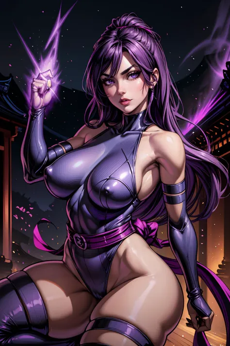 (masterpiece, 8k, 4k, extremely detailed, dynamic shading, best quality, absurdres:1.4) 1girl, nice hands, perfect hands, milf, mature, sexy, (large breasts:1.1) <lora:more_details:0.7>   <lora:Psylocke_DG-v01:1> Psylocke_DG, sexy, seductive, milf, mature,...